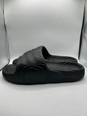 Adidas Adilette 22 Slides “Black Scarlet” size 10 men’s